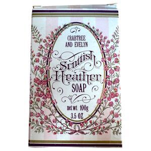 Crabtree and Evelyn Scottish Heather Soap 3.5 Ounce Bar NEW